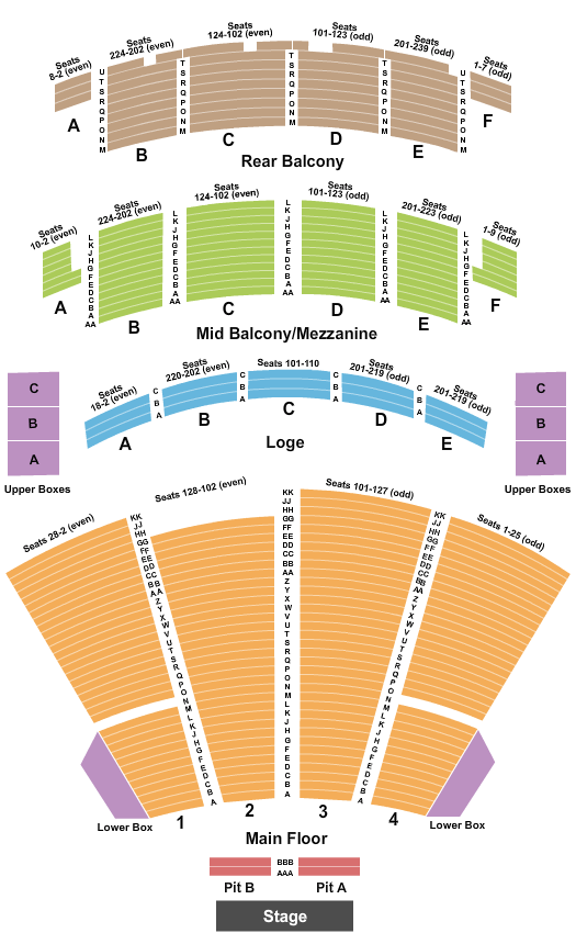 Palace Theatre Sound Of Music Seating Chart